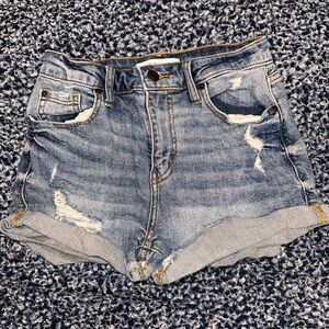 eunina Super High Rise Rolled Short